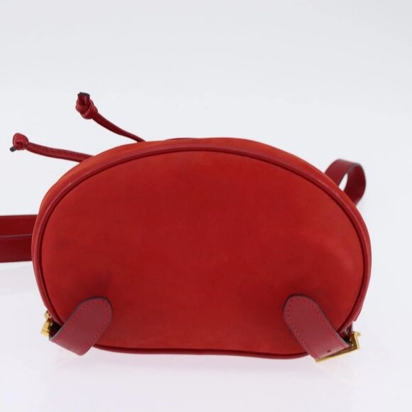Salvatore Ferragamo Vala Backpack Leather Red Gold Auth 145505 main image 16